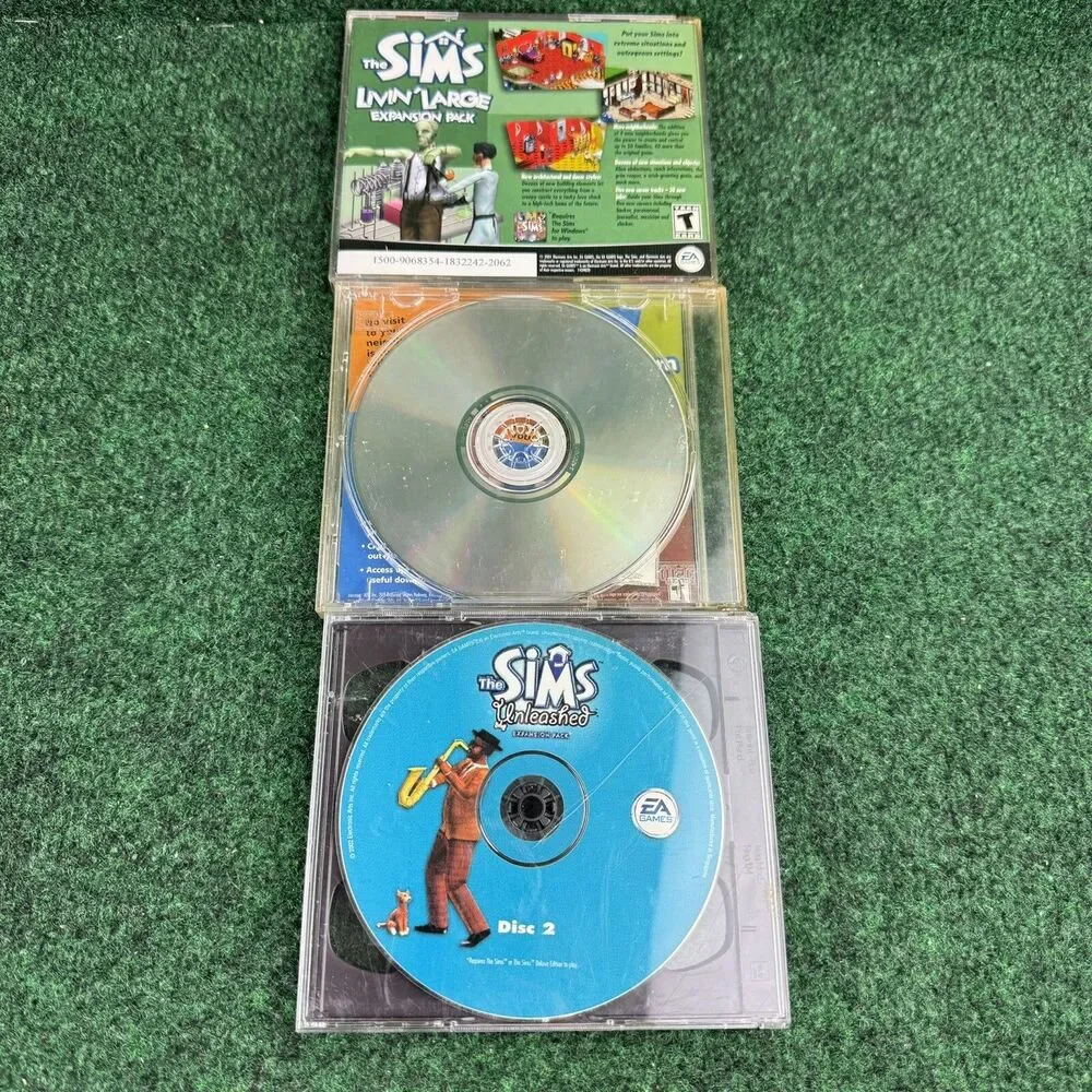 The Sims: Expansion-Pack Lot For PC, Hot Date, Unleashed, Livin’ Large